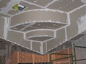 Гипсокартон: многоуровневые потолки и стены из гипсокартона - Изображение #2, Объявление #156643