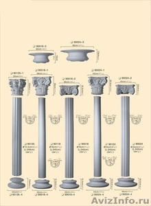 Лепнина из полиуретана: колонны, профиль,пилястры,рамы для зеркала,ниши,декоры - Изображение #2, Объявление #496478